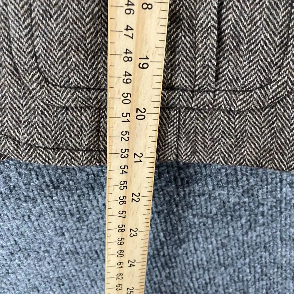 Eddie Bauer Blazer Wool‎ Jacket Womens 4 Brown Single Button Up Academia Office
